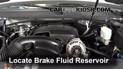 2013 Chevrolet Tahoe LT 5.3L V8 FlexFuel Brake Fluid Add Fluid